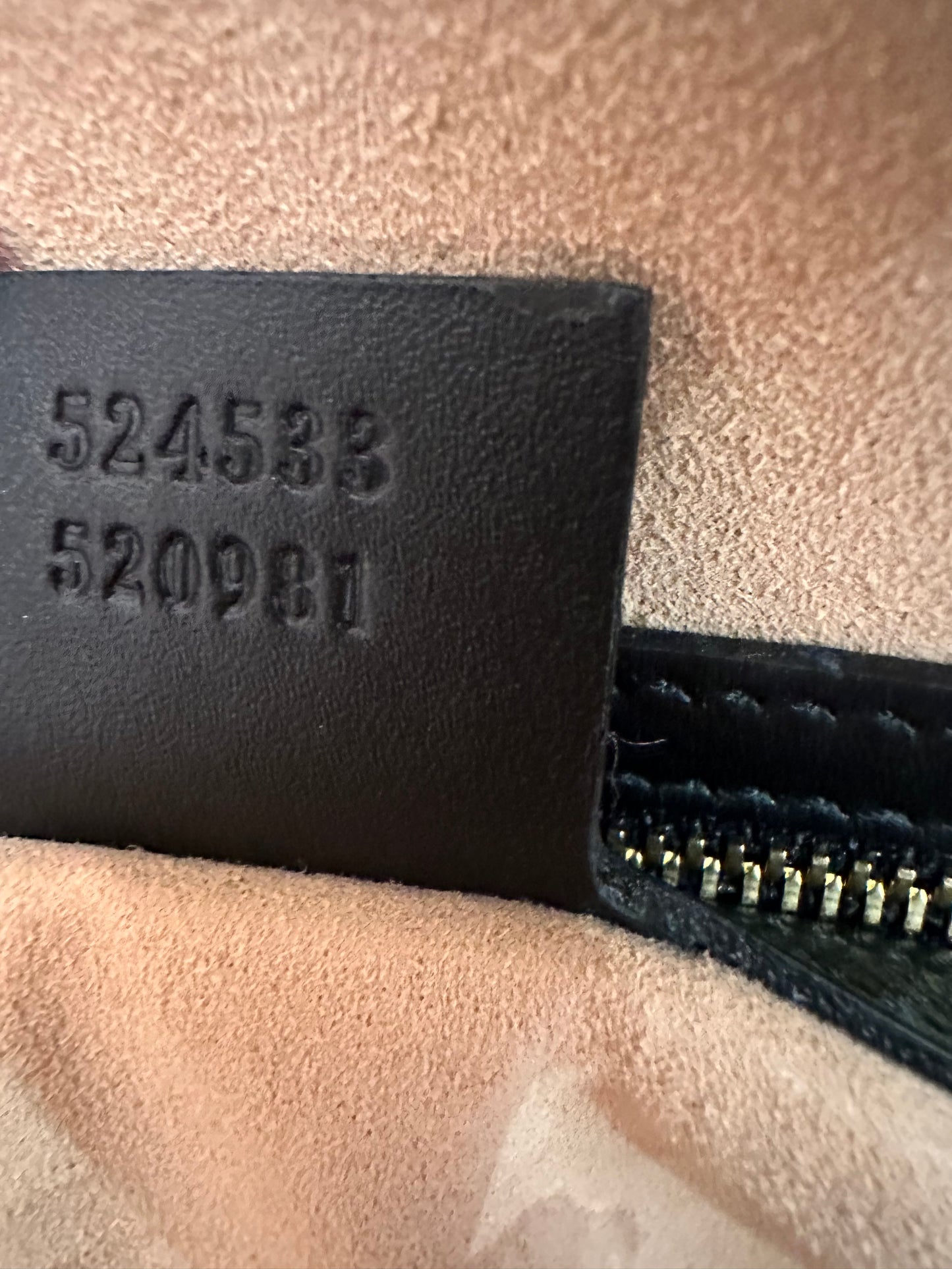Gucci Ophidia medium black suede