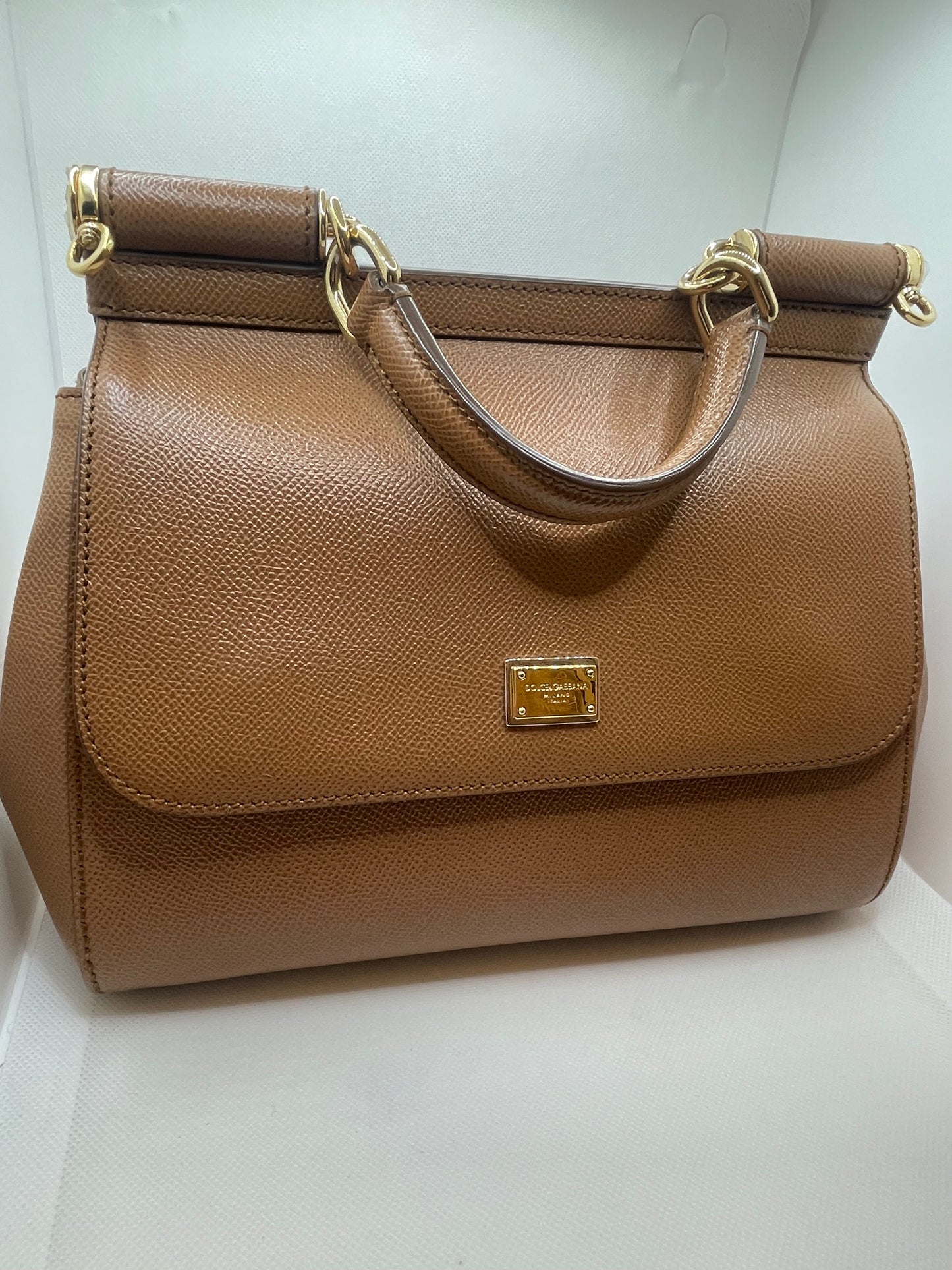 Borsa Miss Sicily medium marrone