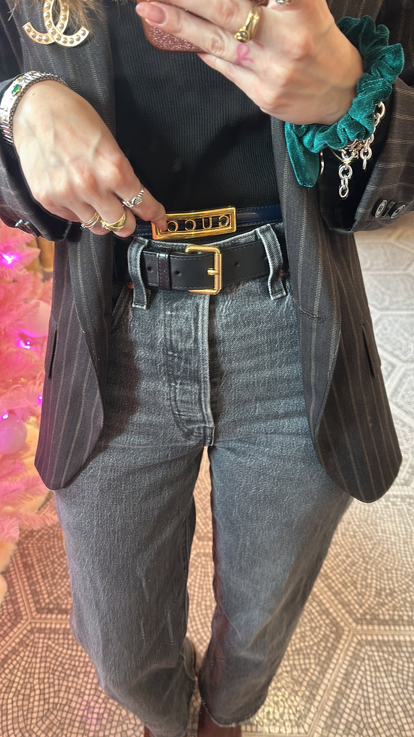 Cintura Gucci  vernice vintage