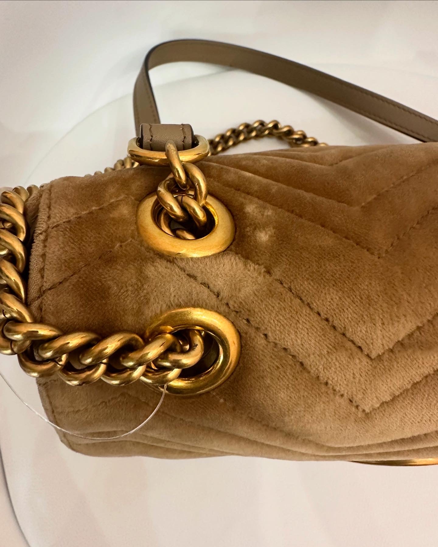 Borsa Gucci Marmont big size velluto