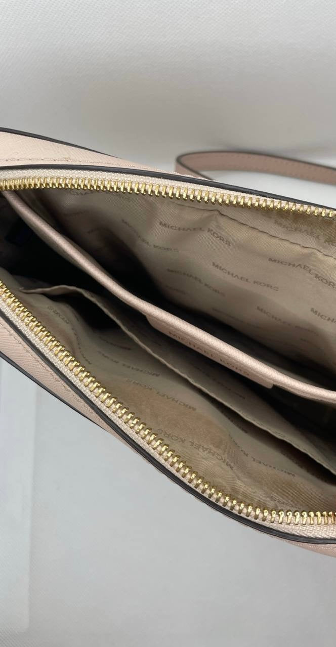 Borsa Michael Kors Camera bag rosa cipria